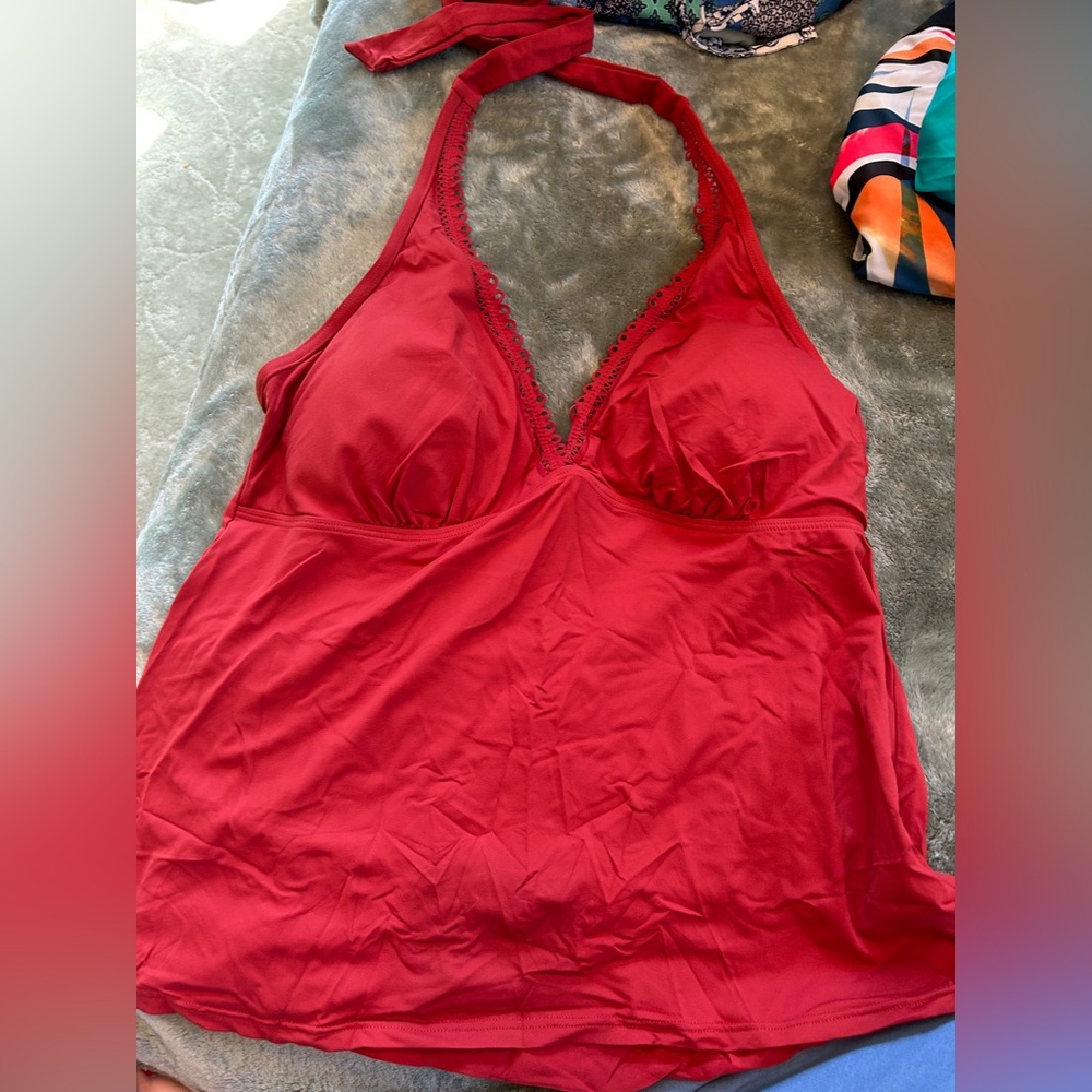 Red Tankini Top
